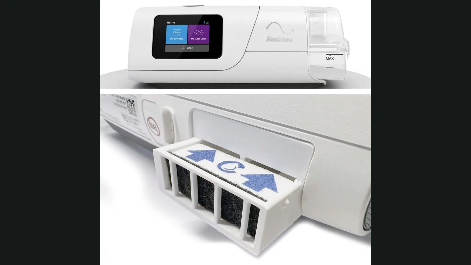 CSpring CS Ultra HEPA + Activated Carbon CPAP Filter product photography from CSpring